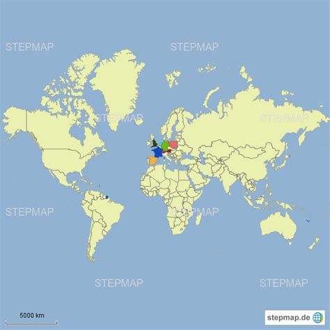 Stepmap Meine Welt Landkarte F R Welt