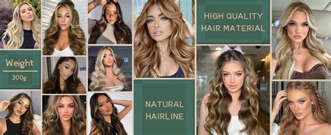 Amazon BABEHERS Highlight Blonde Lace Front Wig For Women 13x4 Body Wave Synthetic Wigs