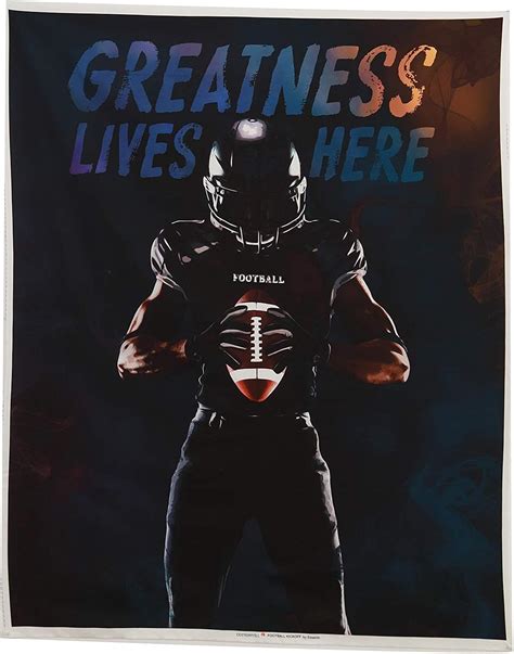 Amazon.com: COTTONVILL EMANON Football Kickoff 20COUNT Cotton Print ...