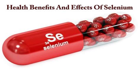 Health Benefits And Effects Of Selenium Msrblog