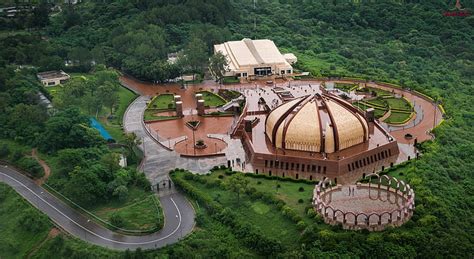 HD wallpaper: Pakistan Monument Museum Islamabad, aerial photo of ...