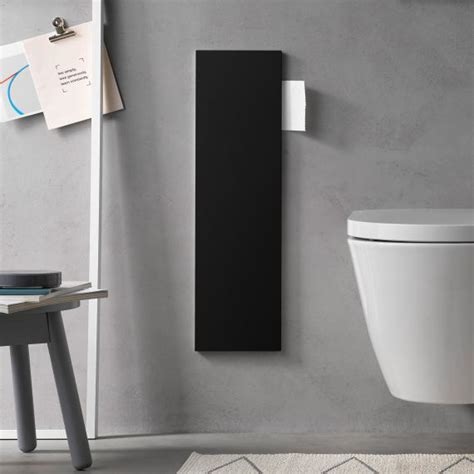 Emco Asis Pure Toilet Module With Brush Set With Toilet Roll Holder