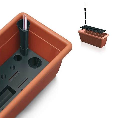 Jardiniera Pentru Flori Cu Sistem Irigatie Prosperplast Maro 60x25