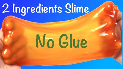 2 Ingredients Slime How To Make Slime Without Glue Baking Soda Borax