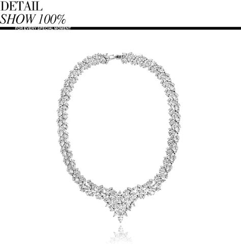 Luoteemi Brand New Wholesale Hot Sale Women A Aa Zircon Big Heavy Pendant Clear Cz Bridal Luxury