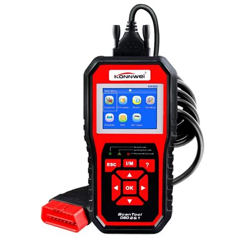 Obd2 Odb2 Scanner Auto Diagnostic Scanner Konnwei Kw850 Full Function