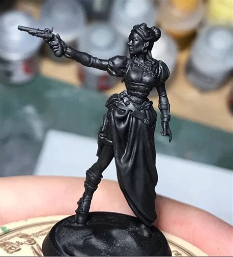 Clare The Gunslinger 32mm Great Grimoire 3d Printed Etsy Uk