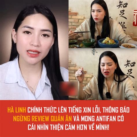 Netizen chỉ trích gay gắt sau khi Võ Hà Linh gửi lời xin lỗi và thông báo ngừng review quán ăn