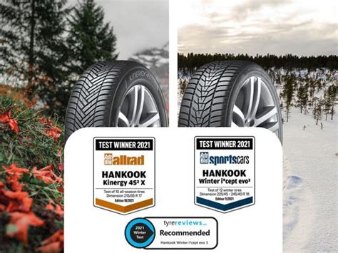 Les Pneus D Hiver Et Toutes Saisons De Hankook Qui Ont Remport Les