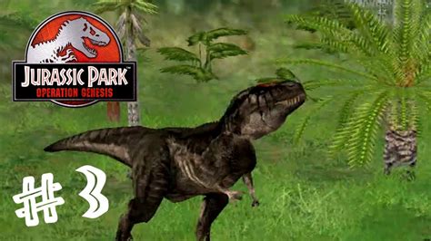 THE FIRST LARGE CARNIVORES Jurassic Park Operation Genesis Ep3