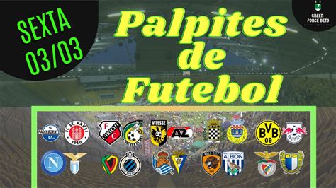 Palpites De Apostas De Futebol Para O Dia Sexta Confira