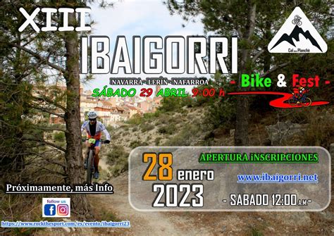 APERTURA INSCRIPCIONES 2023 XV IBAIGORRI BTT