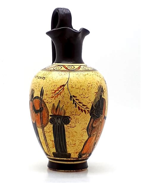 Antike Griechische Vase Keramik Gef Topf G Ttin Athena Etsy