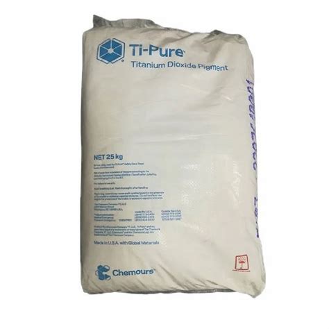 Ti Pure Dupont R 104 Titanium Dioxide Rutile At Rs 8625 25 Kg New