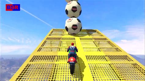 Gta Ragdolls Spiderman Mega Ramp Super Mega Ramp Challenge Gta