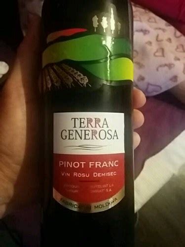 vinuri de comrat terra generosa pinot franc vivino