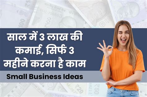 Small Business Ideas साल में 3 लाख की कमाई सिर्फ 3 महीने करना है काम