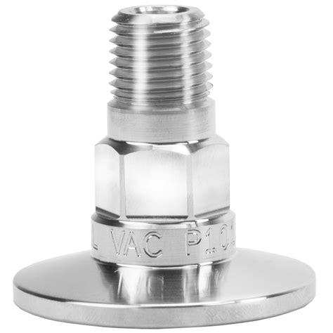 Ideal Vacuum Adapter Kf To Npt In Male Pipe Iso Kf Flange