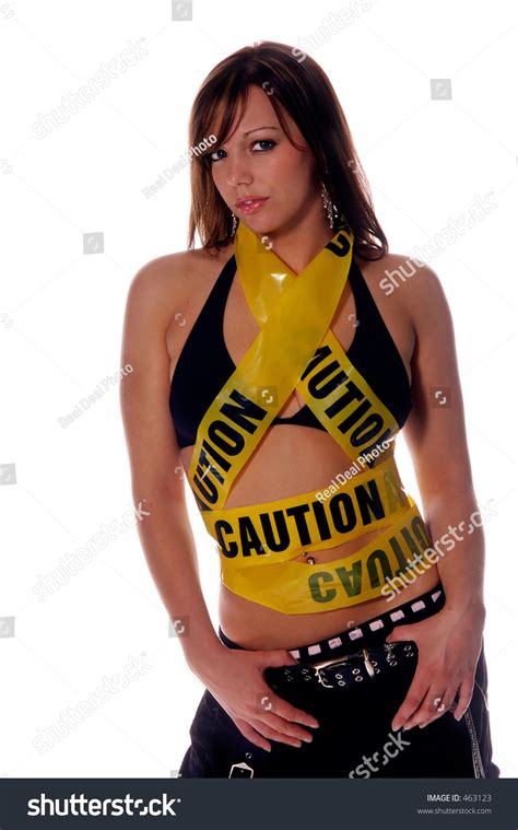 Sexy Model Bikini Top Wrapped Yellow Stock Photo 463123 Shutterstock