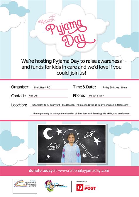 National Pyjama Day — Shark Bay Crc