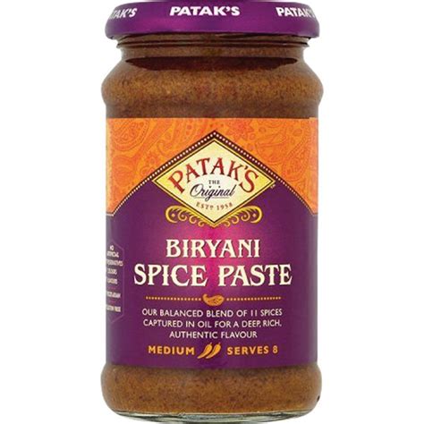 Pataks Biryani Paste 283g Mr Bells Food Providers Cork