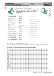 Stegreifaufgabe Übung Mathematik Tabellen und Diagramme auswerten und