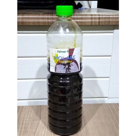 Jual MOLASE MOLASES TETES TEBU MURNI ASLI 1KG 1 KG Shopee Indonesia