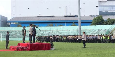 Ribuan Personel Siap Amankan TPS Pemilu 2024 Di Kota Malang