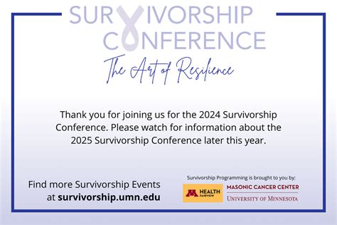 Cancer Survivorship Conference Cancer Survivorship Program