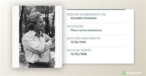 Biografia De Richard Feynman Ebiografia