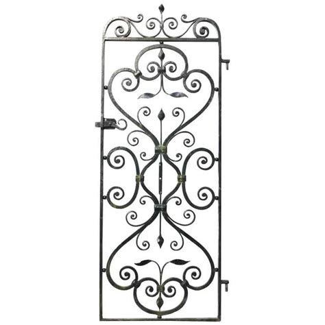 1930s Wrought Iron Gate Or Door At 1stdibs Gate Doors For Sale