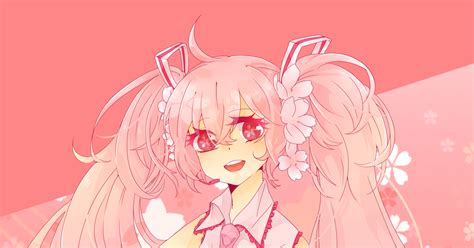 桜ミク 桜ミクちゃん ゆっちのイラスト Pixiv