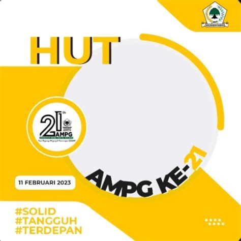 Link Twibbon Hari Hut Ampg Ke Cocok Untuk Bingkai Foto Sosial Media