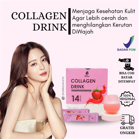 Jual Queensi Collagen Drink Minuman Kolagen Mencerahkan Dan Memutihkan