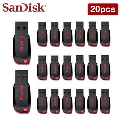 Sandisk Minipendrive Cruzer Blade Cz Unidad Flash Usb De Gb Gb