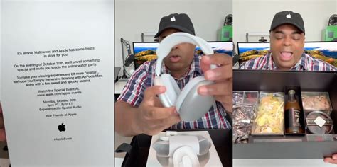 Apple sends out gift boxes with AirPods Max and snacks to promote M3 ...