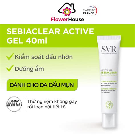 Kem dưỡng giảm mụn ngừa thâm SVR SEBIACLEAR ACTIVE GEL 40ml Shopee