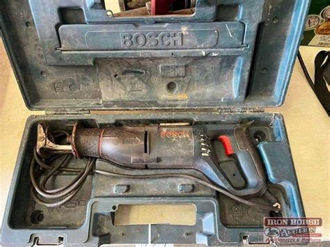 Bosch Reciprocating Saw And Case Corded Iron Horse Auction Company