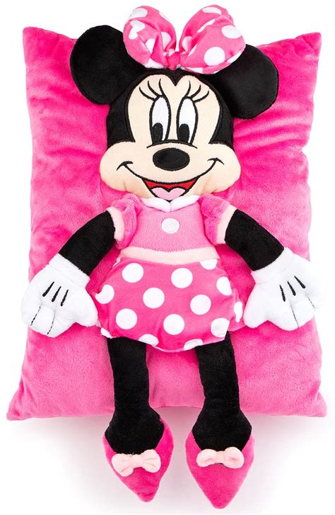 Buy Disney Minnie Mouse 3d Snuggle Pillow Super Soft Measures 15