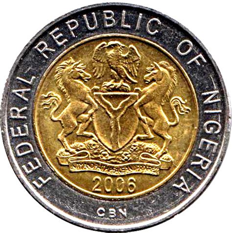 1 Nigerian Naira Coin Foreign Currency