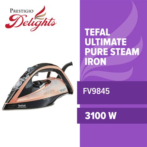 Tefal Ultimate Pure Steam Iron FV9845 | Shopee Singapore