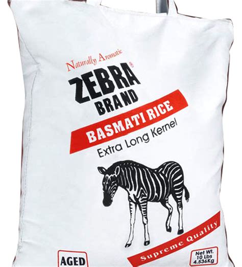 Zebra Basmati Rice 10 Lbs Bidmeshk