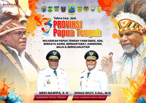 genap   pemerintah provinsi papua tengah komit bangun rakyat