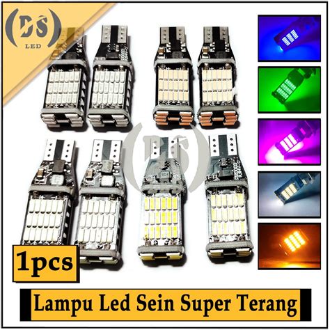 Jual Lampu Led Sein Senja T10 45 LED Canbus Super Terang 12 24Volt