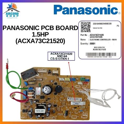 Panasonic Pcb Board Original Hp Cs S Tkh Air Conditioner