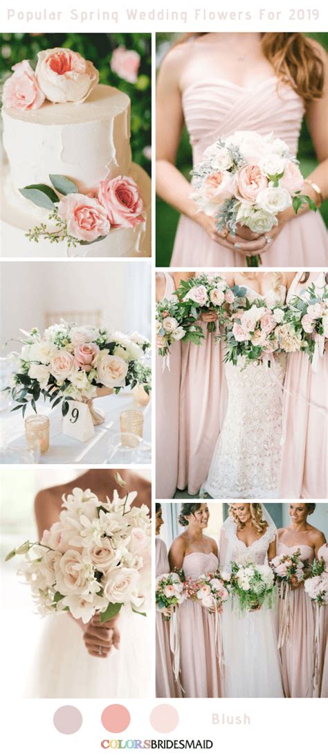 8 Popular Spring Wedding Flowers Color Ideas for 2019 - ColorsBridesmaid