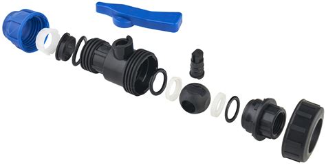 Hot Sale PP Single Male Union Ball Valve For Irrigation And Water Supply PP Fitting And Female Tee