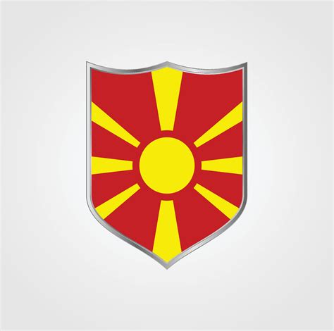 North Macedonia Flag Design 6078858 Vector Art at Vecteezy