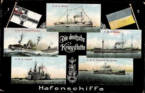 Ansichtskarte Postkarte Deutsche Kriegsschiffe Akpool De