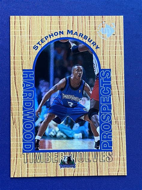 Upper Deck Ud Hardwood Prospects Stephon Marbury Rc